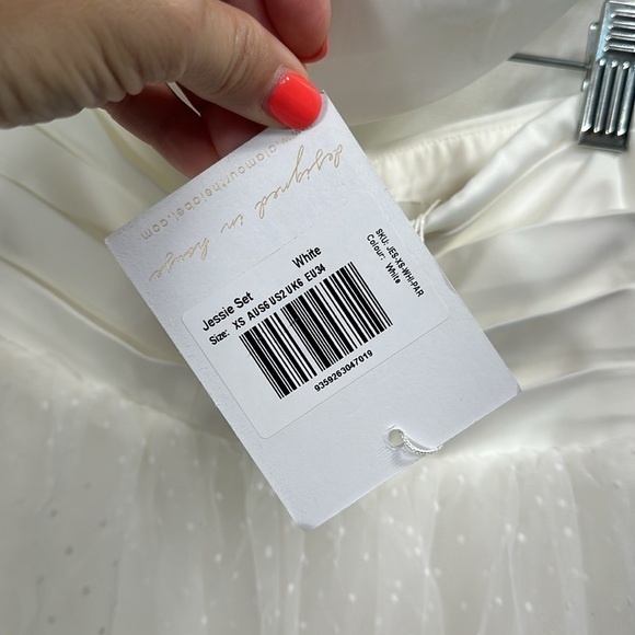 Alamour the Label Jessie set white size XS.NWT. - Picture 6 of 12
